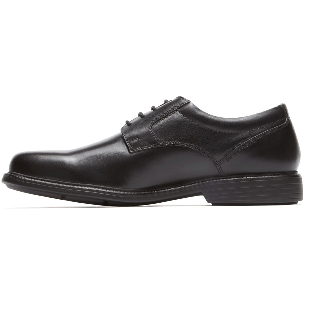 Rockport Oxfords Herre Svart - Charles Road Plain Toe - QFDN35614